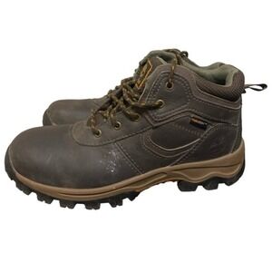 Youth Boys Timberland Timber Dry Brown Leather Chukka Boots Size 4 Womens Size 6